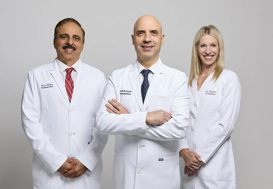 The three specialist doctors of OC Perio & Implants Dental Group