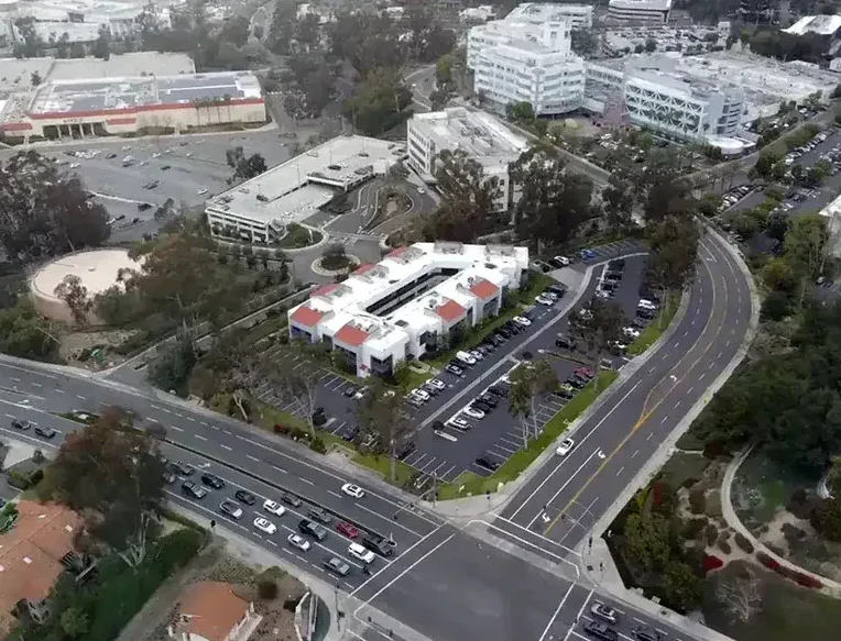 Aerial view of the area around our Mission Viejo office